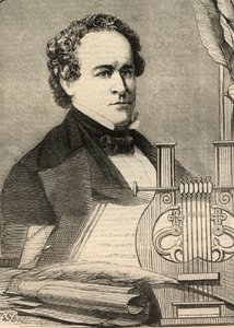 Portret van Charles Anthon (1797-1867), Amerikaanse professor. Gravure in 