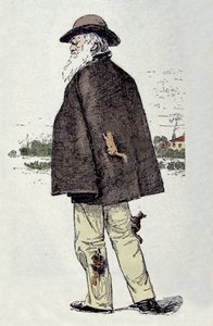 Portret van Charles Darwin (1809-1882) spelend met eekhoorns door Unknown artist