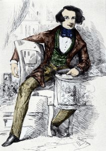 Portret van Charles Dickens (1812-1870), Engelse schrijver