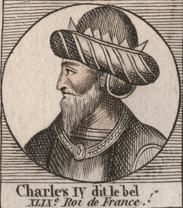 Portret van Karel IV de Schone door Unknown