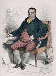 Portret van Charles James Fox (1749-1806), Brits politicus - Gravure in 