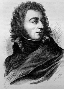 Portret van Charles John - Baptist Bernadotte (Charles XIV) (1763 - 1844). Gravure van het einde van de 19e eeuw in 