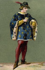 Portret van Karel VI (1368-1422), koning van Frankrijk