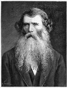 Portret van Charles Victor Naudin, Franse botanicus. (1815-1899). Gravure uit 1898. in 
