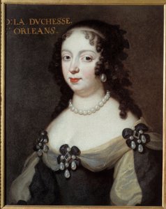 Portret van Charlotte Elisabeth van Beieren (1652-1722) Hertogin van Orléans genaamd Madame Palatine door Unknown artist