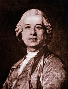 Portret van Christoph Gluck (gravure) door Unknown artist
