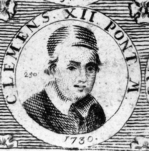 Portret van Clemens XII (1652 - 1740).