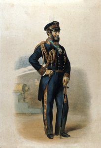 Portret van graaf Carlo di Persano Pellion (1806-1883), patriot van de Italiaanse eenheid door Unknown artist