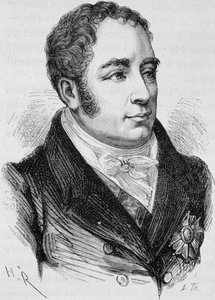 Portret van Graaf Pierre Bruno Daru (1767 - 1829). Gravure van het einde van de 19e eeuw in 