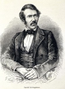 Portret van David Livingstone, Schotse missionaris (1813-1873) door Unknown artist