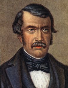 Portret van David Livingstone, Schotse missionaris en Afrikaanse ontdekkingsreiziger. door Unknown Artist