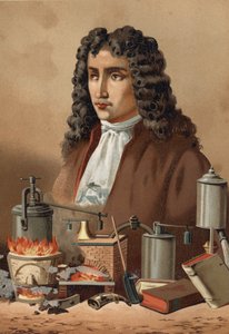 Portret van Denis Papin (1647 - 1714) uit 