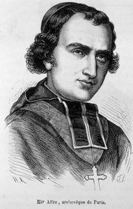 Portret van Denys Auguste Affre (1793-1848), aartsbisschop van Parijs