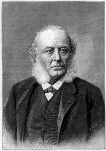 Portret van Dr. Aristide Verneuil (1823-1895), Franse chirurg, lid van de Academie van Wetenschappen en de Academie voor Geneeskunde. Gravure in 