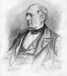 Portret van Edouard Charton (1807-1890), schrijver, politicus, advocaat en Saint-Simoniaan.