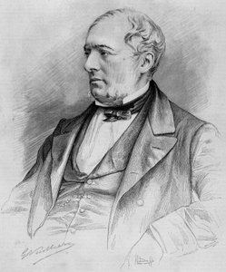Portret van Edouard Charton, schilder, overleden in 1890. door Unknown artist