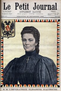Portret van Elisabeth van Oostenrijk (Sissi) - in 