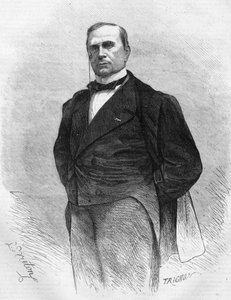 Portret van Emile de Girardin (1806-1881), Franse publicist en politicus, oprichter van de moderne pers. door Unknown artist