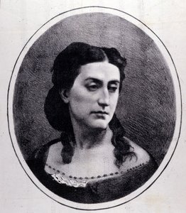 Portret van Erminia Frezzolini. Italiaanse sopraan (1818-1884) door Unknown artist