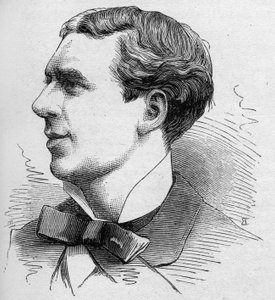Portret van Ernest Coquelin alias Poppy le Cadet (1848-1909), Franse komiek, lid van de Comedie Francaise. Gravure in Le Monde Illustré nr. 1168 van 16 augustus 1879. door Unknown artist
