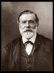 Portret van Etienne-Jules Marey (1830-1904); Engelse wetenschapper en chronofotograaf; uitvinder van de sfigmograaf en een pionier van fotografie en cinema. Foto door Nadar, Paul (1856-1939). door Unknown artist