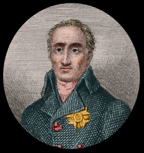 Portret van Etienne de La Ville, graaf De Lacepede (1756-1825), Franse natuurkundige. Anonieme gravure uit 1876. door Unknown artist