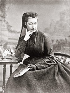 Portret van Eugenia, vrouw van Napoleon III en koningin van Frankrijk. 19e eeuw door Unknown artist