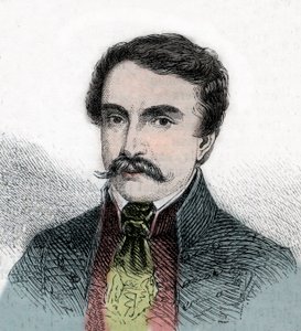 Portret van Ferenc Deak (1803-1876), Hongaarse politicus - Gravure uit 