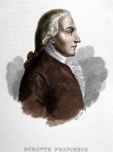 Portret van Francesco Durante. Italiaanse muzikant (Frattamaggiore) door Unknown artist