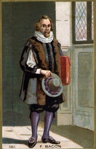 Portret van Francis Bacon Baron Verulam (1561 - 1626) staatsman en Engelse filosoof door Unknown artist
