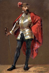 Portret van Francisco Pizarro door Unknown artist
