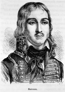 Portret van François Severin Desgraviers Marceau (1769-1796), Franse generaal. door Unknown artist