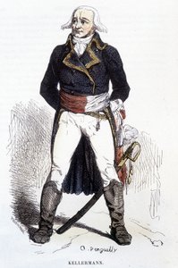 Portret van François Christophe Kellerman (gravure) door Unknown artist
