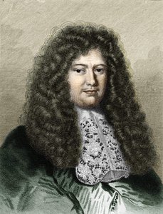 Portret van François Michel Le Tellier, Markies de Louvois (1639 - 1691), Franse politicus - in Histoire des Français par Lavallée, gravure, sd. door Unknown artist