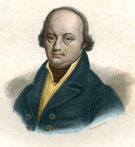 Portret van Franz-Joseph Gall (1758 - 1828), Duitse arts (gravure 19e eeuw) door Unknown artist