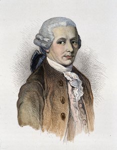 Portret van Franz Joseph Haydn (1732-1809) componist - gravure