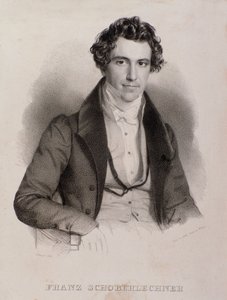 Portret van Franz Schoberlechner (gravure)
