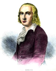 Portret van Friedrich Hölderlin door Unknown artist