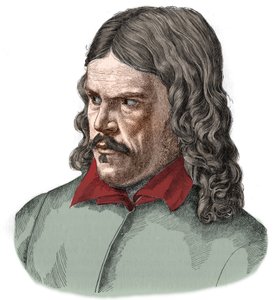 Portret van Friedrich Ruckert, dichter en Duitse oriëntalist vertaler (1788-1866)
