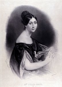 Portret van GRISI Giulia (Julie) (1811-1869) Italiaanse sopraan. door Unknown artist