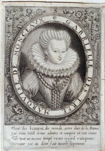 Portret van Gabrielle d
