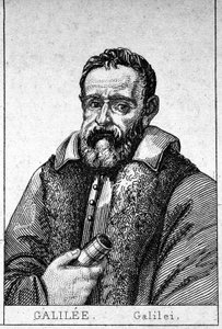 Portret van Galileo Galilei (1564 - 1642) door Unknown artist