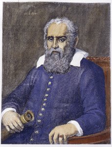 Portret van Galileo Galilei (1564 - 1642) door Unknown artist