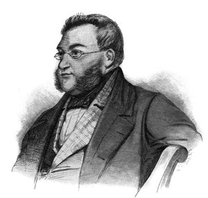 Portret van Georg von Vincke, Pruisische politicus - Georg von Vincke (1811-1875), bestuurder, politicus en Pruisische grootgrondbezitter - gravure eind 19e eeuw door Unknown artist