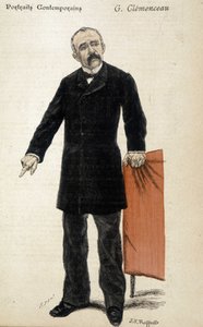 Portret van Georges Clémenceau door Unknown artist