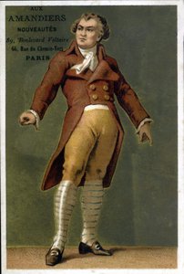 Portret van Georges Jacques Danton (1759 - 1794), Franse politicus door Unknown artist