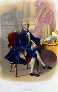 Portret van Georges Louis Leclerc, Graaf van Buffon (1707 - 1788), Franse natuuronderzoeker en schrijver. In 