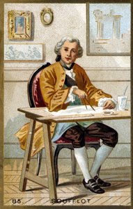 Portret van Germain Soufflot (1713 - 1780), Franse architect door Unknown artist
