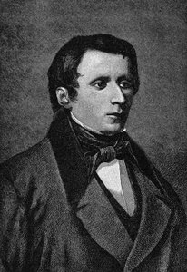Portret van Giacomo Leopardi (1798-1837), Italiaanse schrijver door Unknown artist