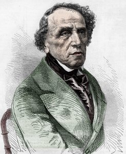 Portret van Giacomo Meyerbeer (1791-1864), Duitse componist door Unknown artist